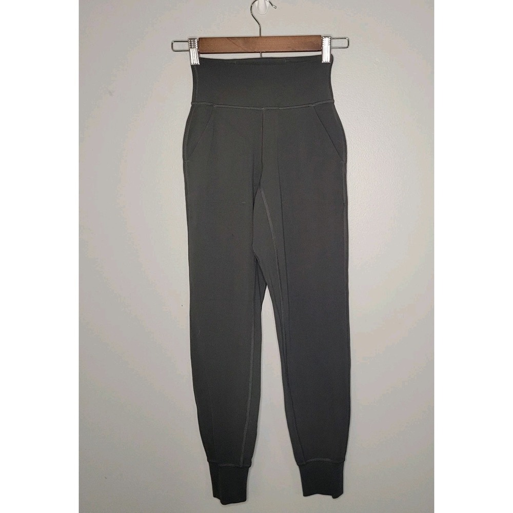 Lululemon Align High Rise Dark Grey‎ Joggers Womens Size 0 - Snag (Pictured)
